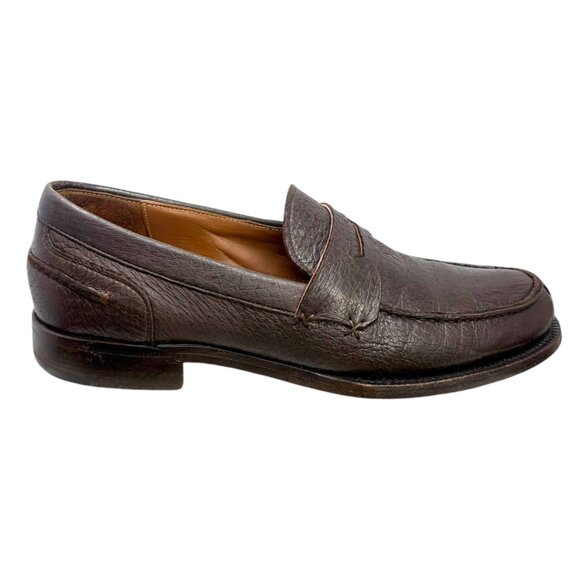 Ermenegildo Zegna COUTURE Lambskin Goodyear Constructed Split Toe Loafer - Picture 5 of 12